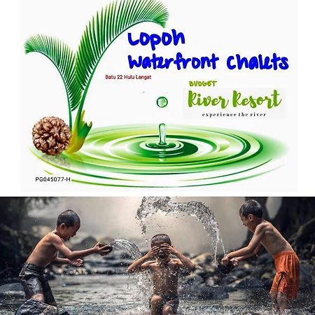 הוילה הולו לנגאט Lopoh Waterfront Budget Chalets מראה חיצוני תמונה